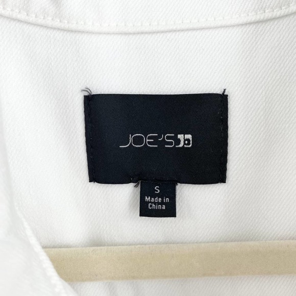 Joe's Jeans Womens Alexa Shortall Romper Talc White Size Small Cotton Denim - Picture 10 of 11